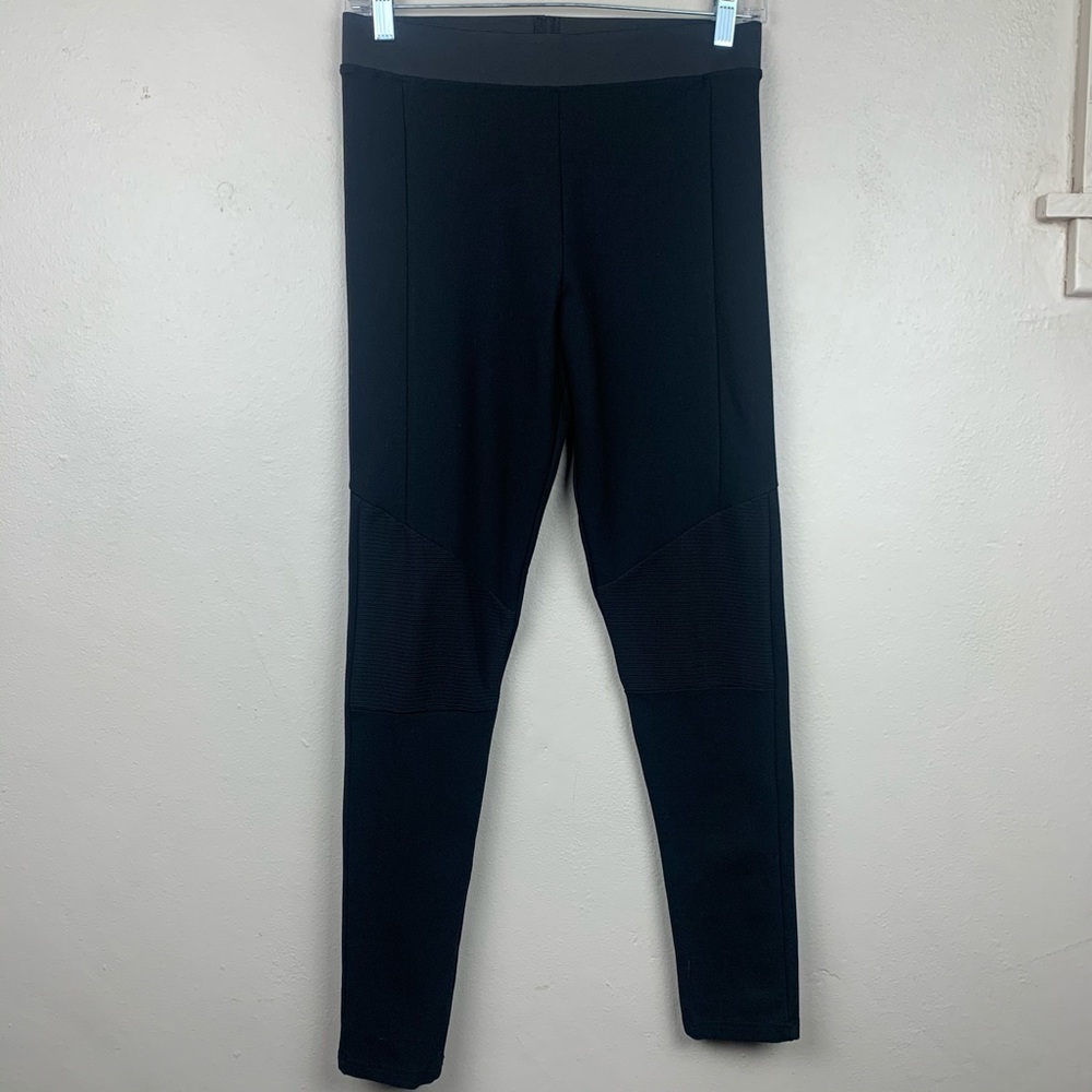 TopShop Moto Leggings Black Skinny Size 6 Pull On Pants Stretch Elastic